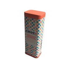 Airtight Lid Metal Tin Box Chocolate Tin Packaging Box Whlesale